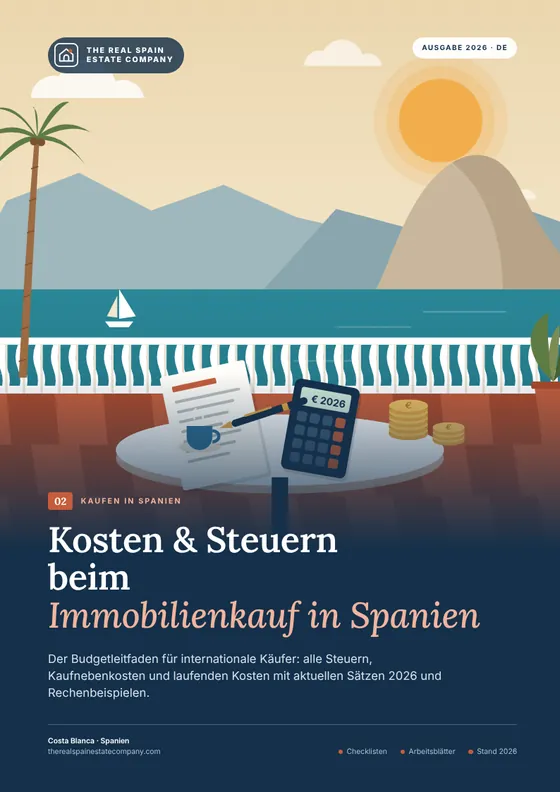 Kosten & Steuern beim Immobilienkauf in Spanien