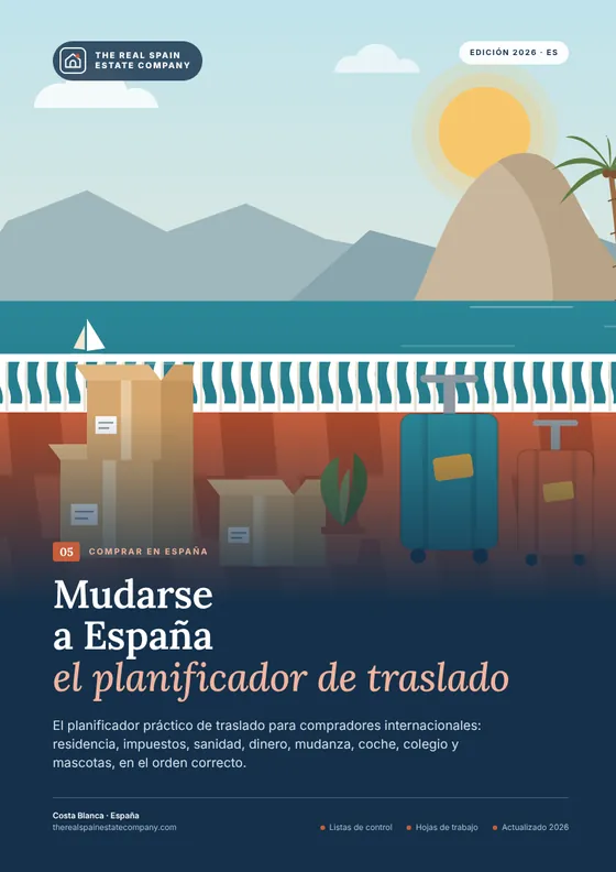 Mudarse a España el planificador de traslado