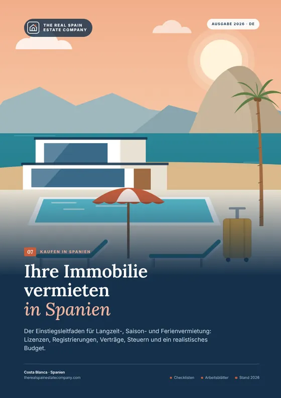 Ihre Immobilie vermieten in Spanien