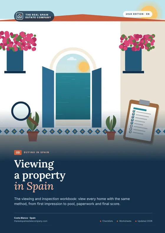 Viewing a property in Spain