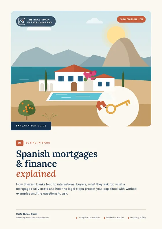 Spanish mortgages & finance explained