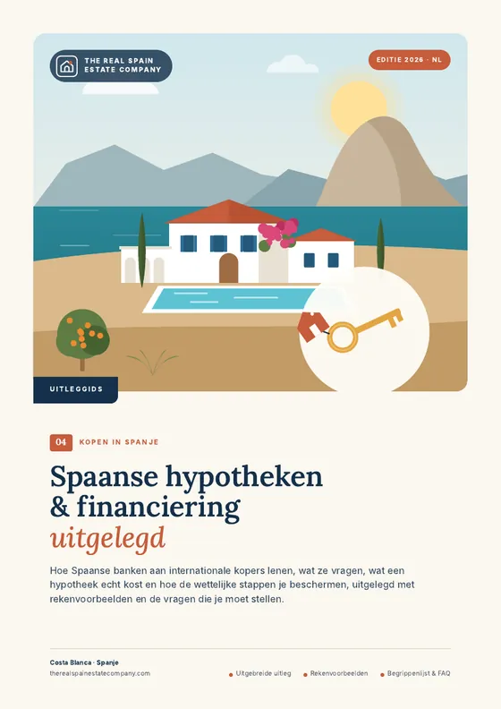 Spaanse hypotheken & financiering uitgelegd