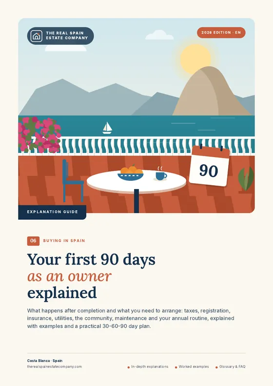 Your first 90 days as an owner explained