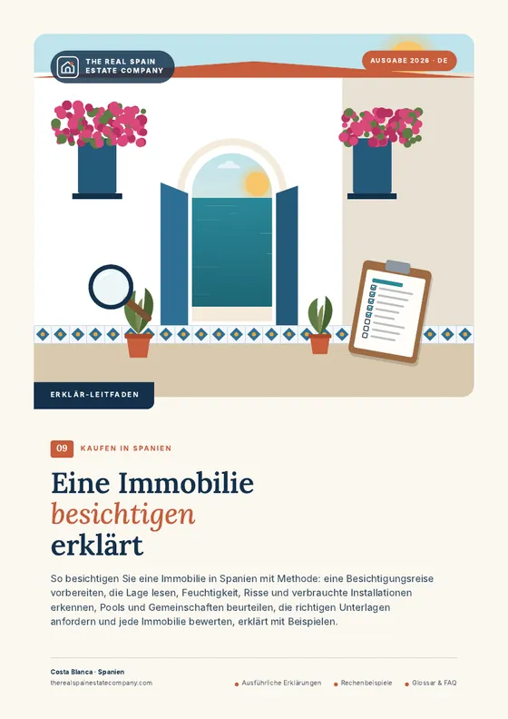 Eine Immobilie besichtigen erklärt